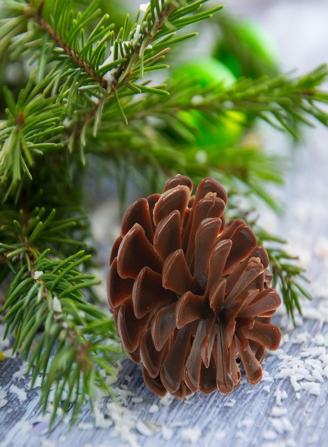 MERRYHAPY 30PCS Plastic Pine Cones 6CM Christmas Natural Mini Pine Cones for Christmas Tree Wreaths and Fall Crafts - Image 4